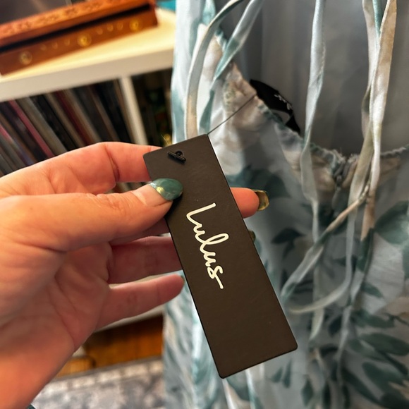 Floral Strapless Gown - Lulu’s - Picture 5 of 6